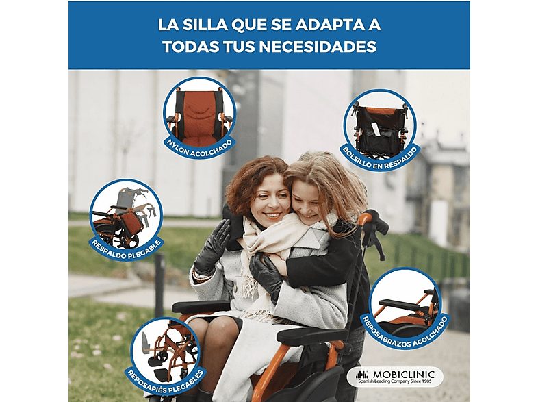 Silla de ruedas - MOBICLINIC Pirámide, Silla de ruedas — foto 3