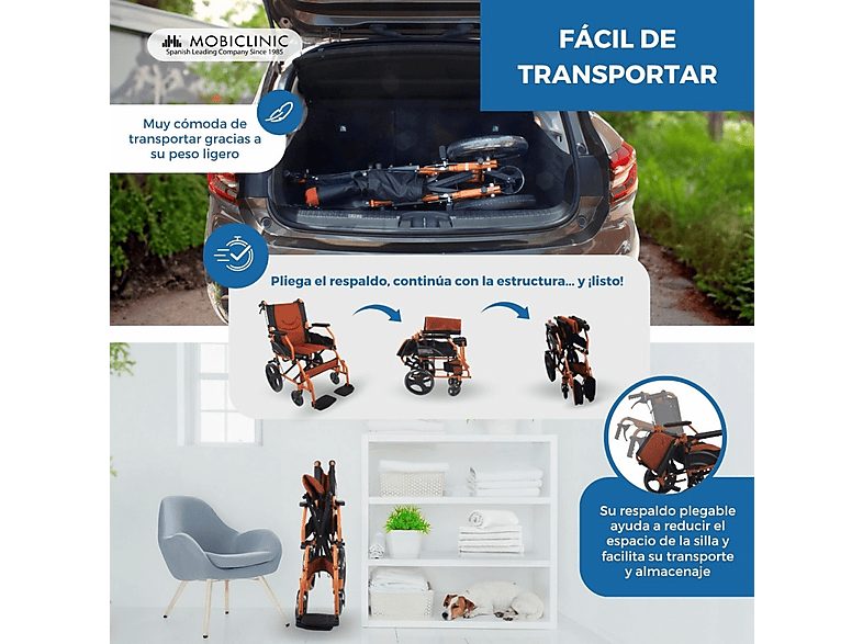 Silla de ruedas - MOBICLINIC Pirámide, Silla de ruedas — foto 4