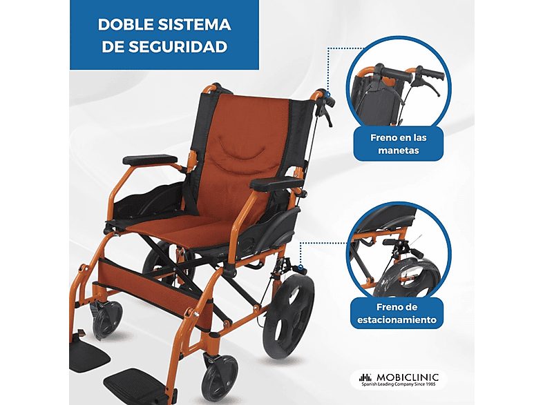 Silla de ruedas - MOBICLINIC Pirámide, Silla de ruedas — foto 7