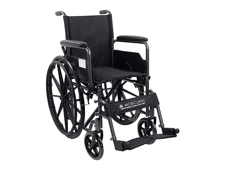 MOBICLINIC Silla de ruedas - MOBICLINIC S220, Negro