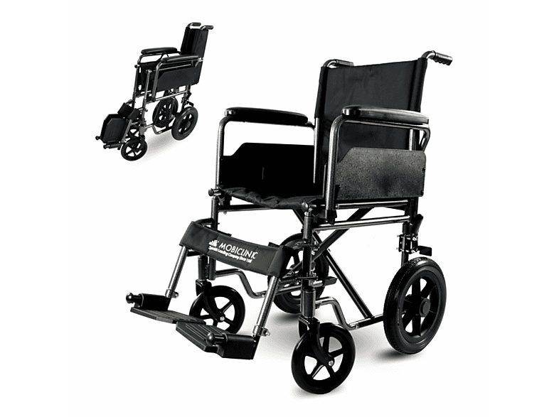 MOBICLINIC Silla de ruedas - MOBICLINIC S230, Negro