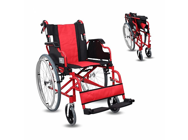 MOBICLINIC Silla de ruedas - MOBICLINIC Torre, Rojo