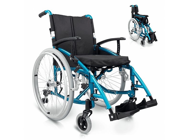 MOBICLINIC Silla de ruedas - MOBICLINIC Venecia, Turquesa