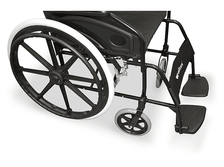 Silla de ruedas - WELLCORE WLLC1125, Negro — foto 6