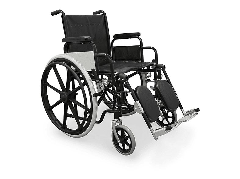 WELLCORE Silla de ruedas - WELLCORE WLLC1128, Negro