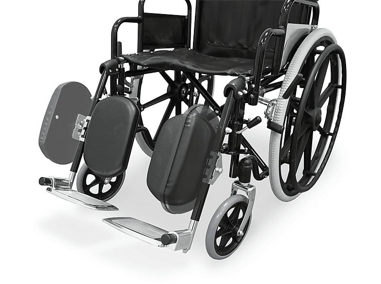 Silla de ruedas - WELLCORE WLLC1128, Negro — foto 5