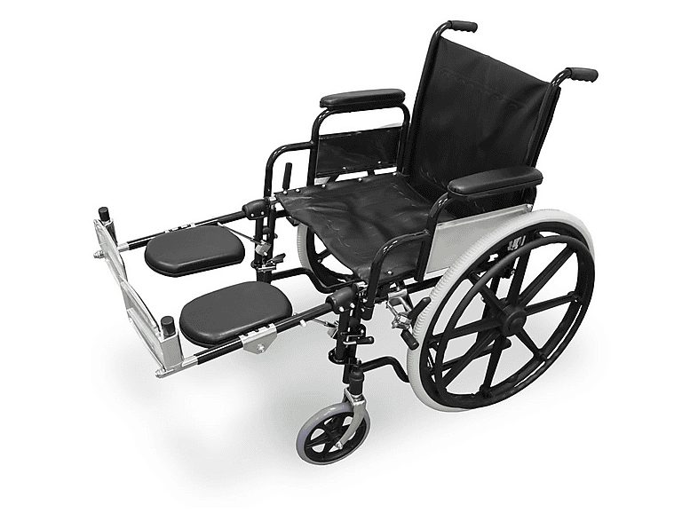 Silla de ruedas - WELLCORE WLLC1128, Negro — foto 6