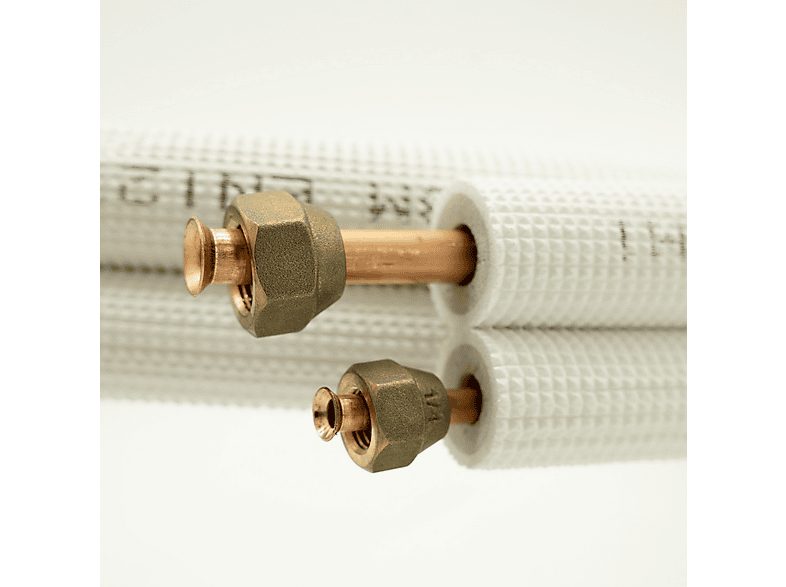 Soporte de aire acondicionado  - Kit Tubo preaislado 10 SANNOVER, blanco — foto 2