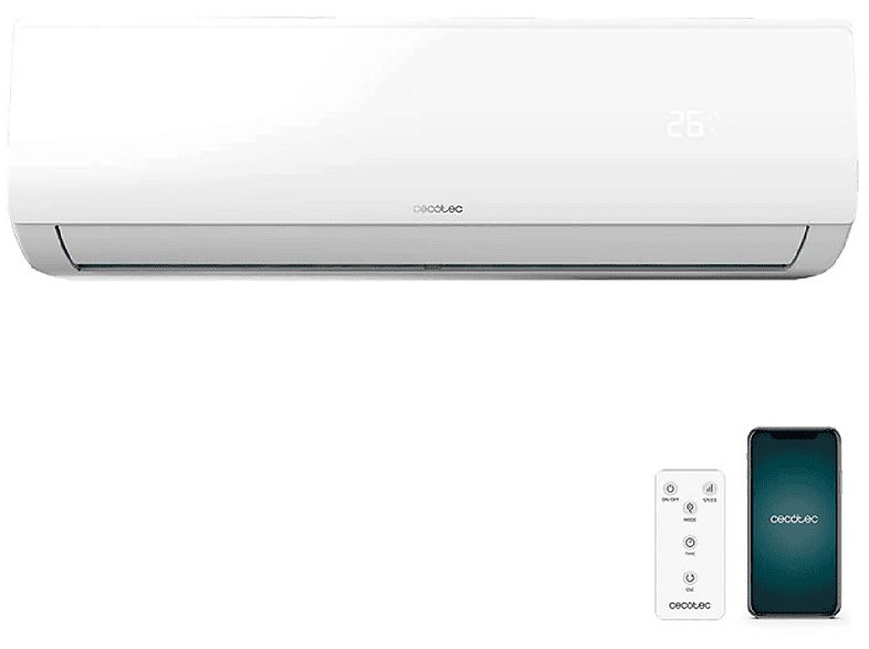 Split 1x1 - CECOTEC AirClima 12000 Smartfresh Connected, 12000 fg/h, Función Inverter, Multicolor — foto 2