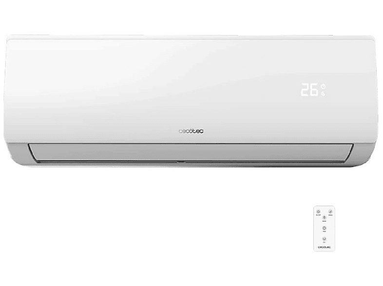 Split 1x1 - CECOTEC AirClima 9000 Smartfresh, 9000 fg/h, Función Inverter, Multicolor