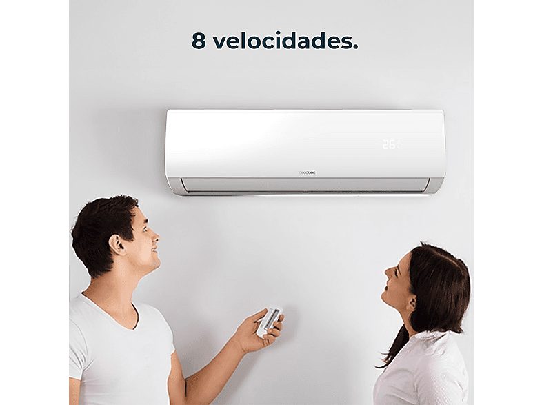 Split 1x1 - CECOTEC AirClima 9000 Smartfresh, 9000 fg/h, Función Inverter, Multicolor — foto 6