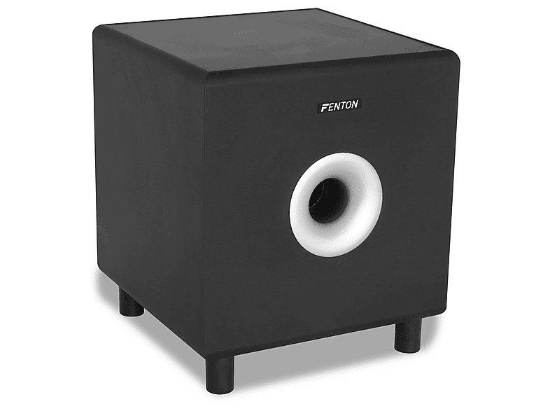 Subwoofer - FENTON Conjunto de altavoces envolventes 5.1 para cine en casa en nogal de 1300 W con subwoofer de 8", Brown — foto 3