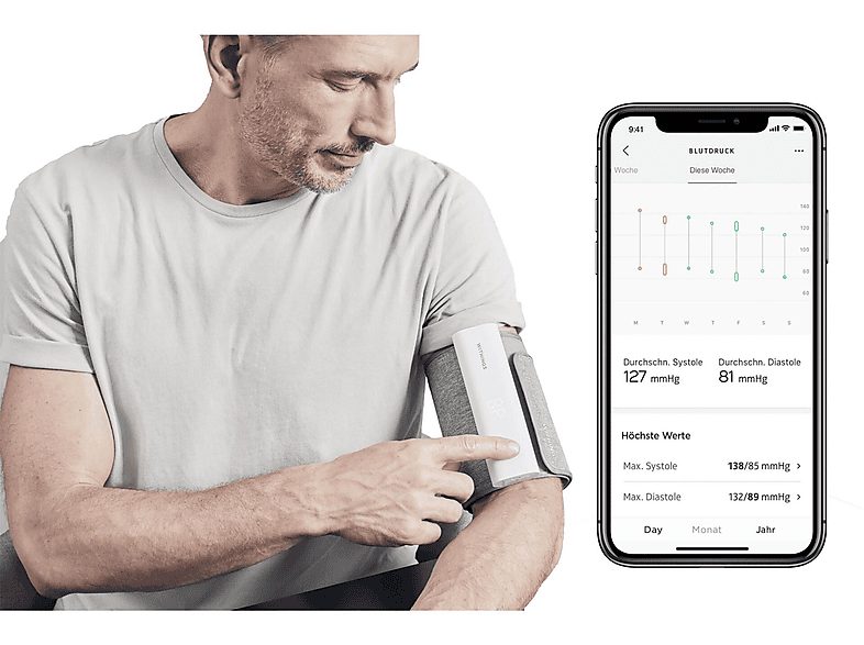 Tensiómetro - WITHINGS WMP05-GREY-ALL-INTER, Gris — foto 2