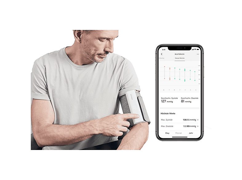 Tensiómetro - WITHINGS WMP05-GREY-ALL-INTER, Gris — foto 5