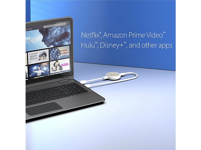 Transmisor de señal  - JVAW75-N HDMI 4K ScreenCast J5CREATE, Blanco / gris — foto 7