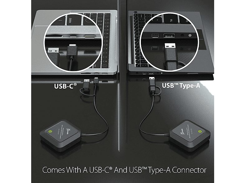 Transmisor de señal  - JVW120-N para Cámaras USB / Micrófonos / Altavoces J5CREATE, Negro — foto 9