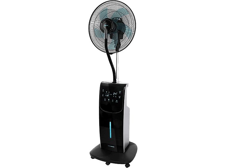 Ventilador de agua - Cecotec EnergySilence 790 FreshEssence Ionic, 90 W, 3.1 l, 12 h, Control remoto, Negro