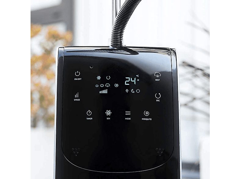 Ventilador de agua - Cecotec EnergySilence 790 FreshEssence Ionic, 90 W, 3.1 l, 12 h, Control remoto, Negro — foto 5